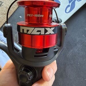 Max Red Fishing Reel